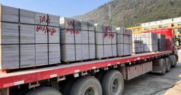 南通 芝麻灰地铺石出货日常