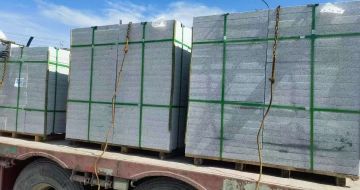 南通 芝麻白花岗岩地铺石装车日常