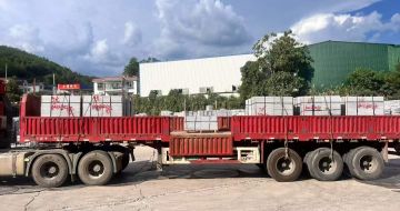 南通 芝麻灰花岗岩地铺石出货日常