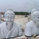 南通 白麻花岗岩石材人物立体雕刻