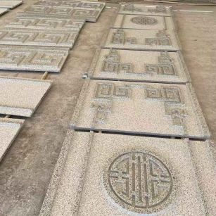 南通 白麻花岗岩外墙立面雕刻板