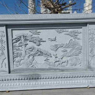 南通 芝麻白大型照壁，屏风，影壁
