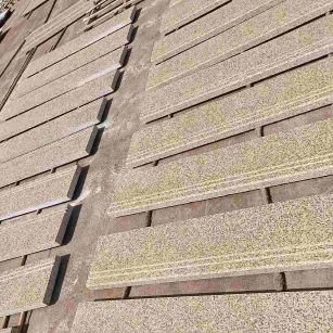 南通 黄金麻花岗岩光面楼梯踏步