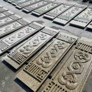 南通 黄金麻花岗岩外墙雕刻板