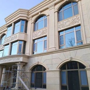 南通 黄金麻花岗岩别墅外墙干挂