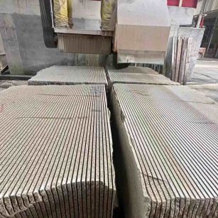 南通 车间生产日常，黄金麻白麻花岗岩