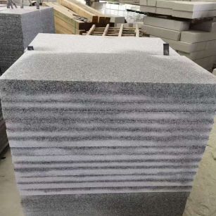 南通 芝麻白5公分火烧地铺成品，900*400，规格可定制