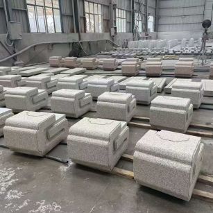 南通 白麻花岗岩异形加工-石凳，坐凳