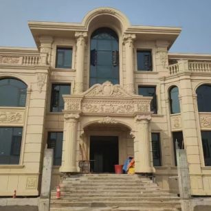 南通 黄金麻花岗岩别墅外墙干挂