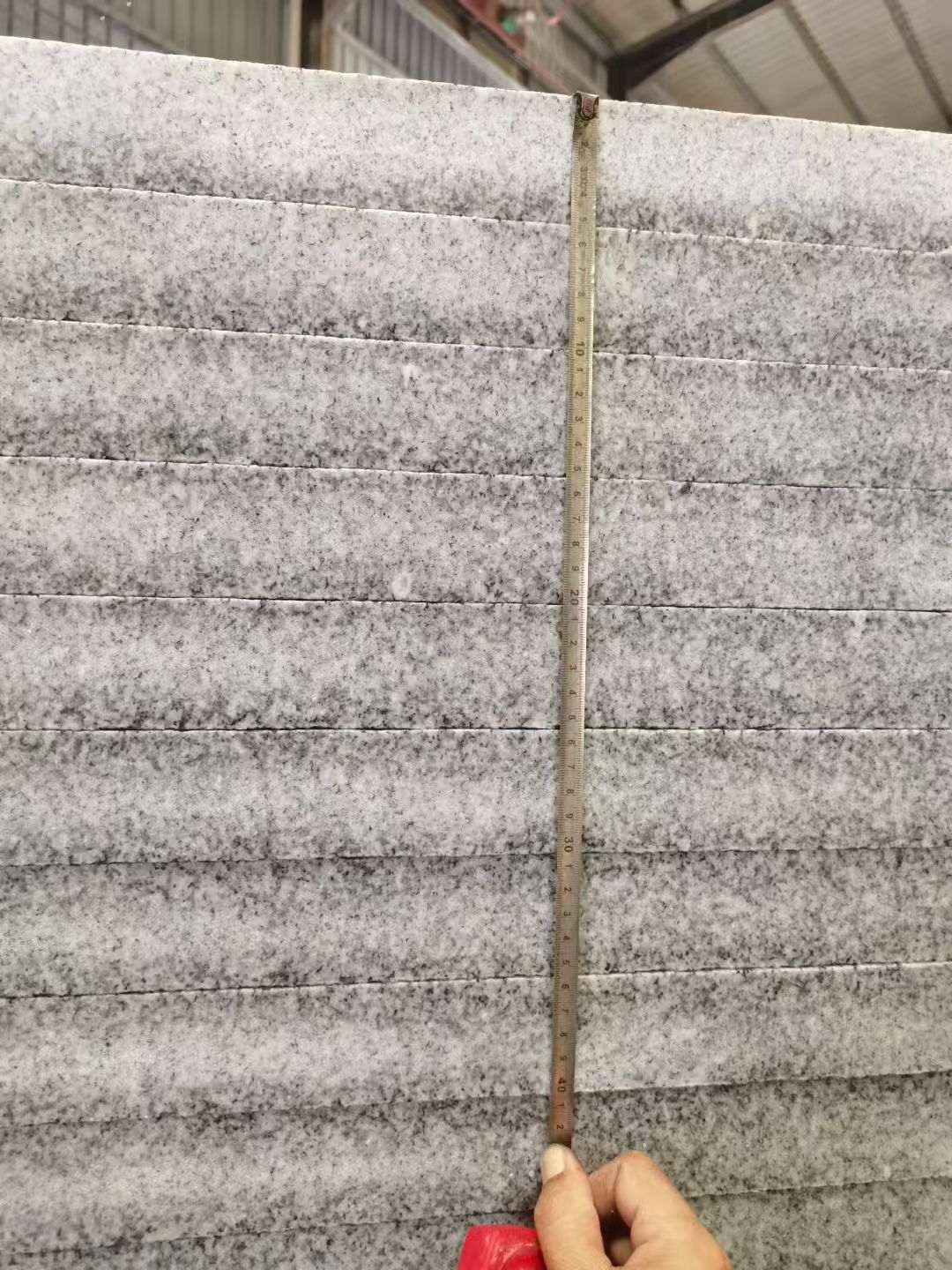 南通 芝麻白火烧成品厚薄均匀，B料价格接近A料质量