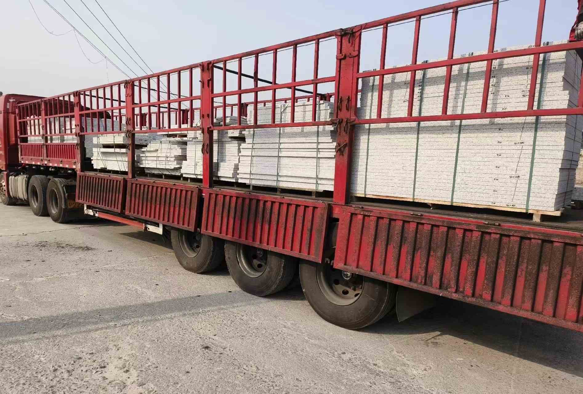 南通 白麻荔枝面外墙干挂，工厂装车日常