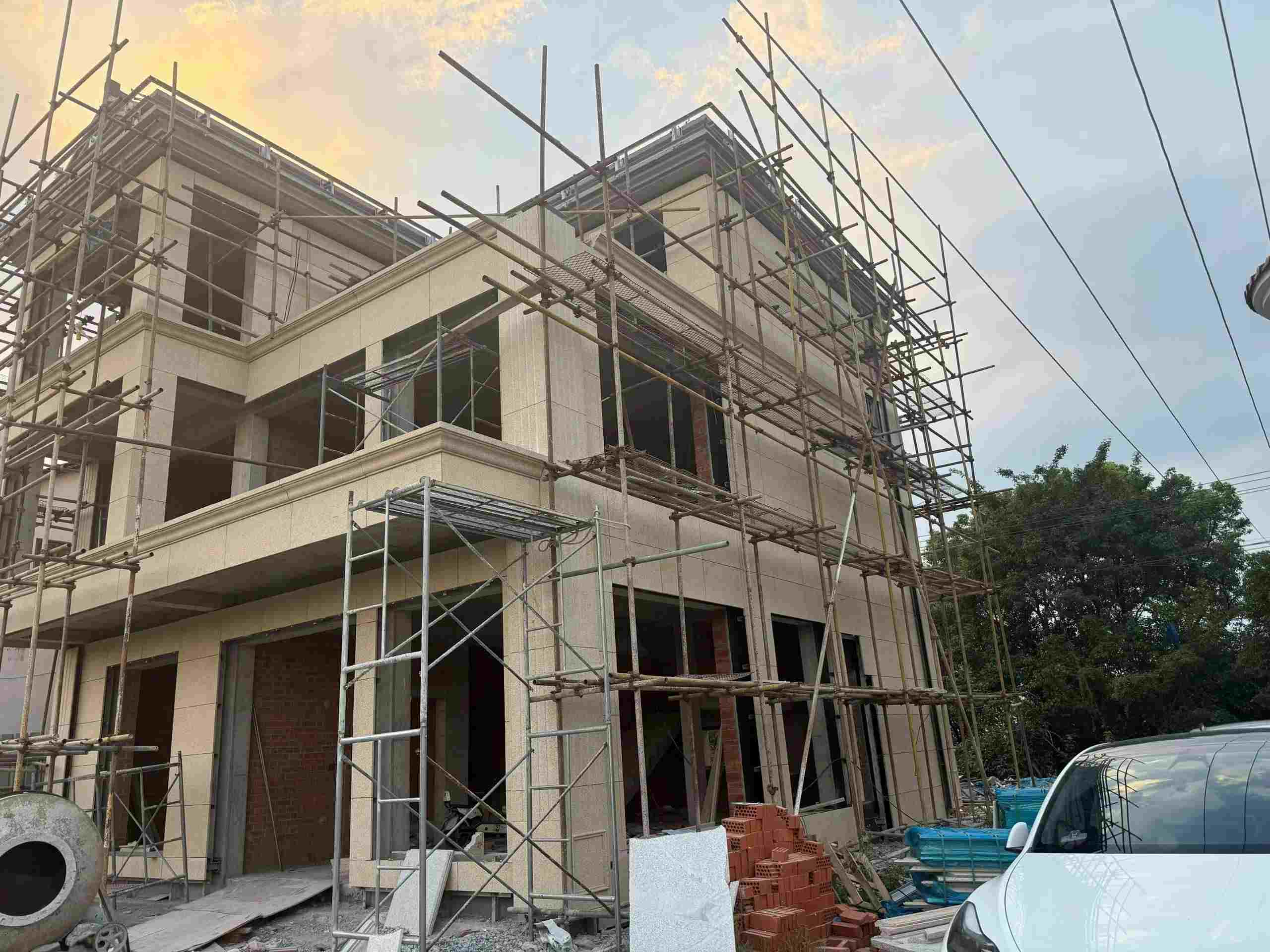 南通 黄金麻荔枝面花岗岩外墙干挂