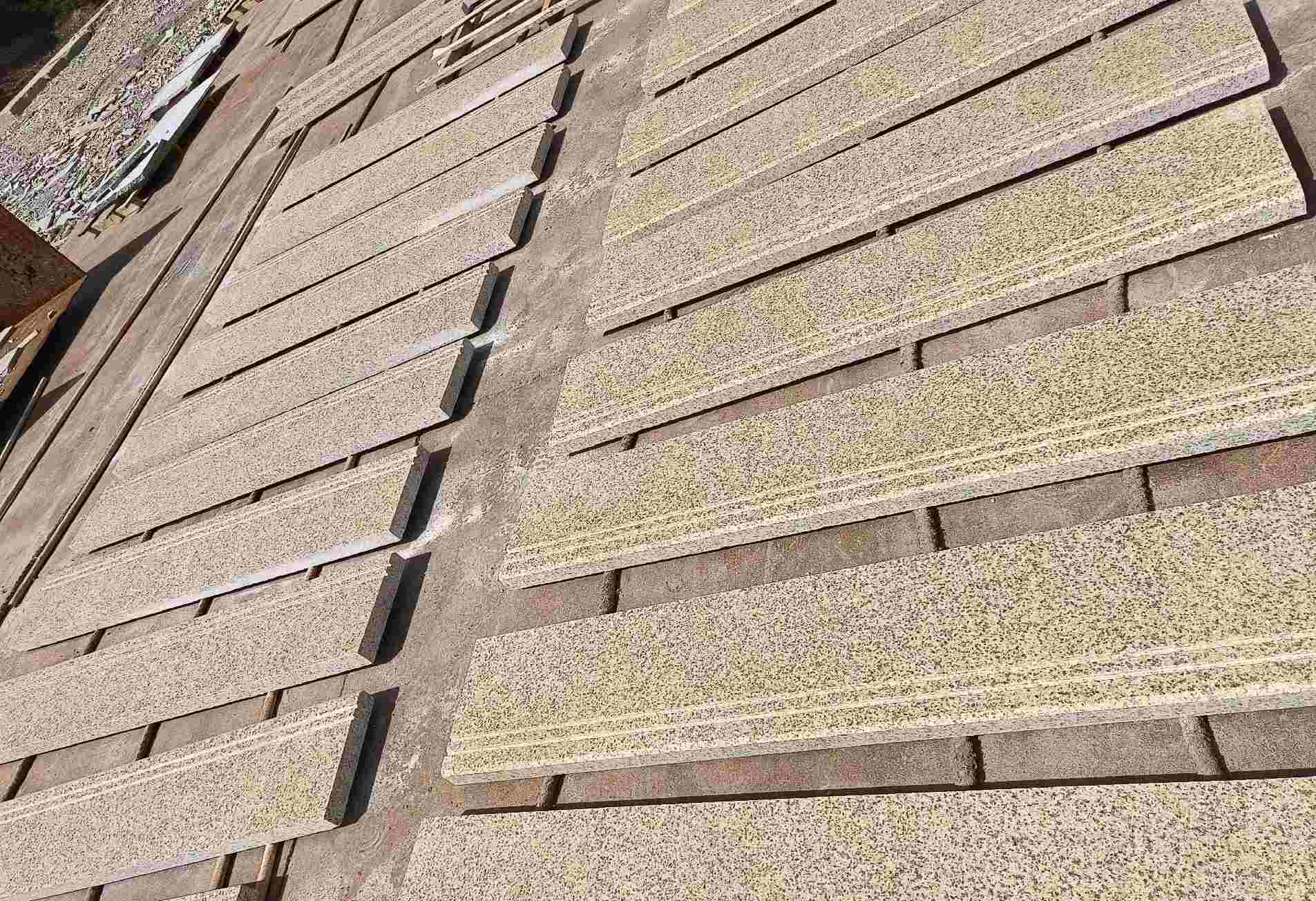 南通 黄金麻花岗岩光面楼梯踏步