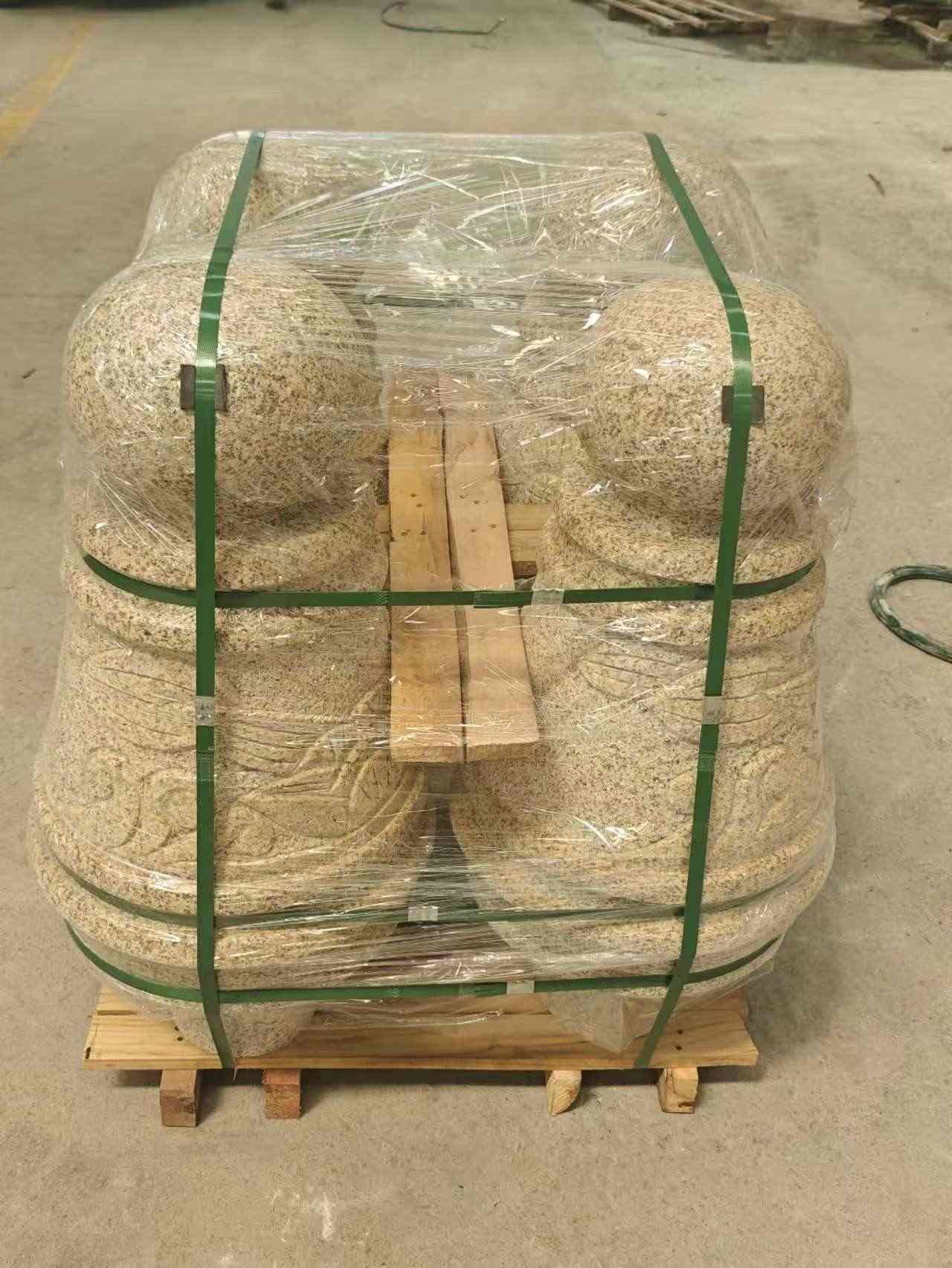 南通 黄金麻异形定制雕花——棒棒糖挡车柱