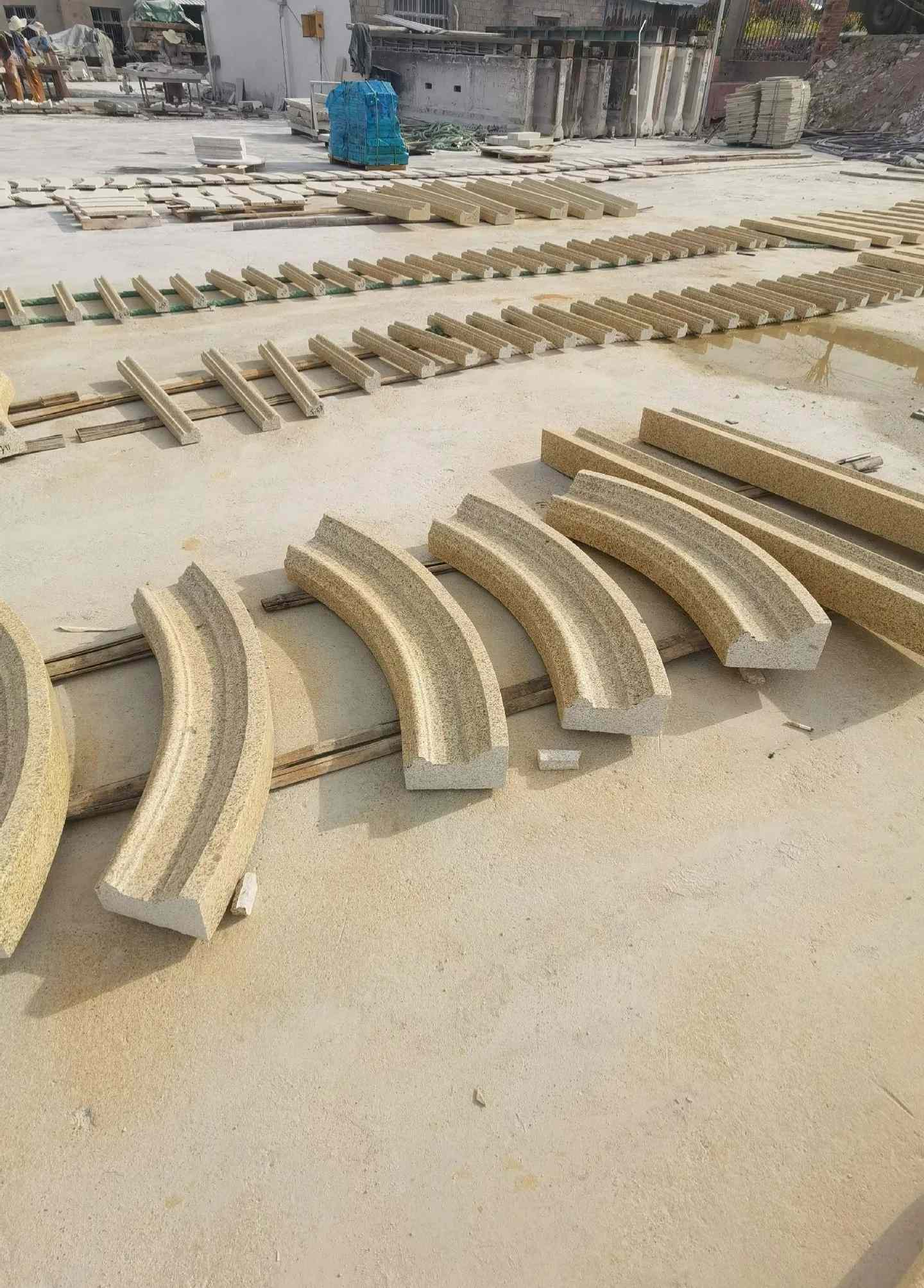 南通 黄金麻花岗岩别墅线条